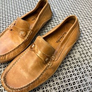 Clarks Men's Brown Leather Loafers